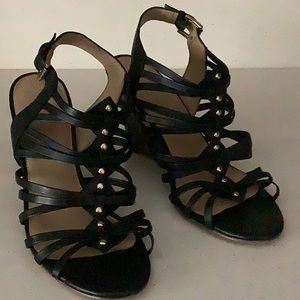Ivanka Trump strappy Boo Sandals wedge heel